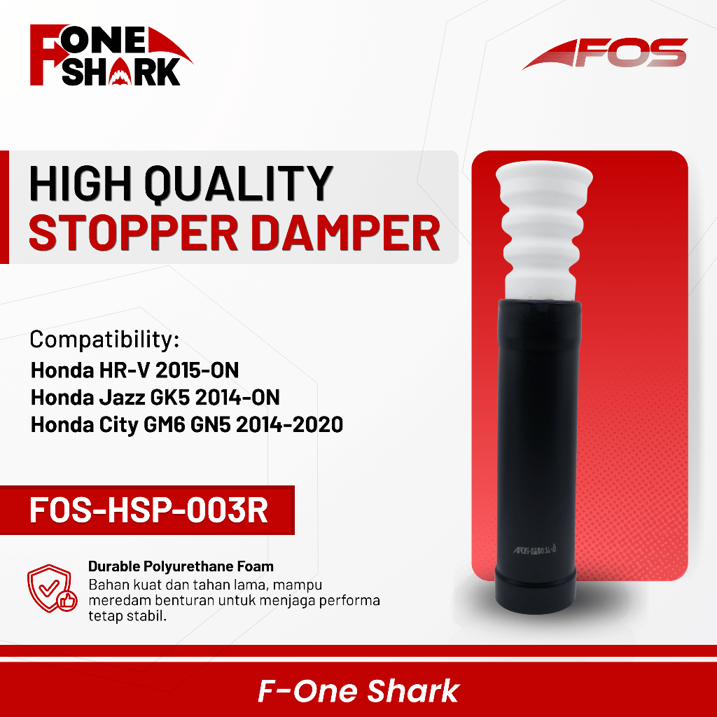 F-One Shark FOS Stopper Damper / Karet Stoper / Shock Boot Cover Penahan Shock Breaker Komplit Cover