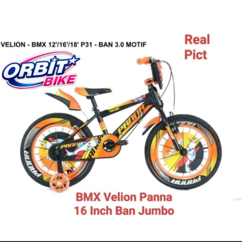 Sepeda BMX 18 VELION PANNA SEPEDA BMX ANAK LAKI LAKI