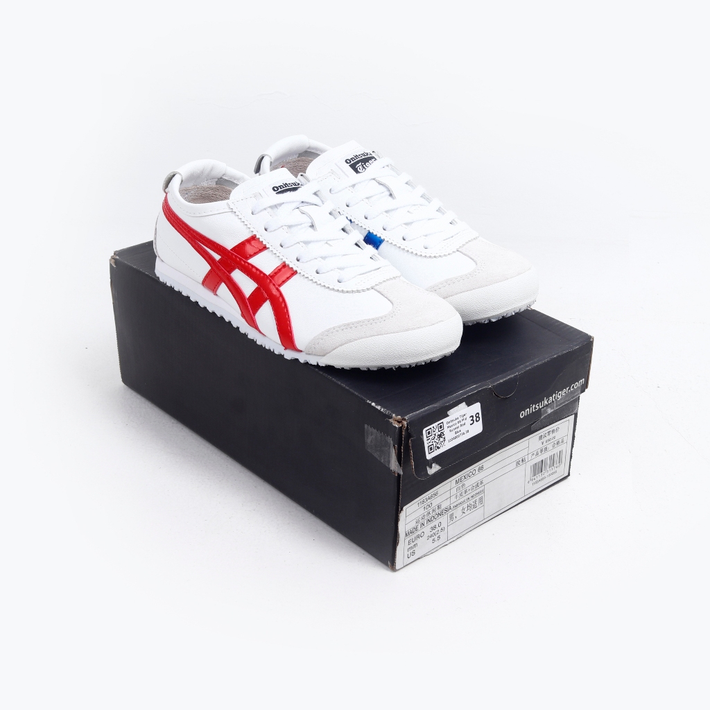 (MARKET) Sepatu Sneakers Onitsuka Tiger Mexico 66 Mid Runner Red Blue