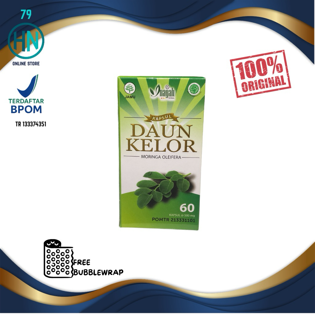 Daun Kelor Inayah 60 Kapsul
