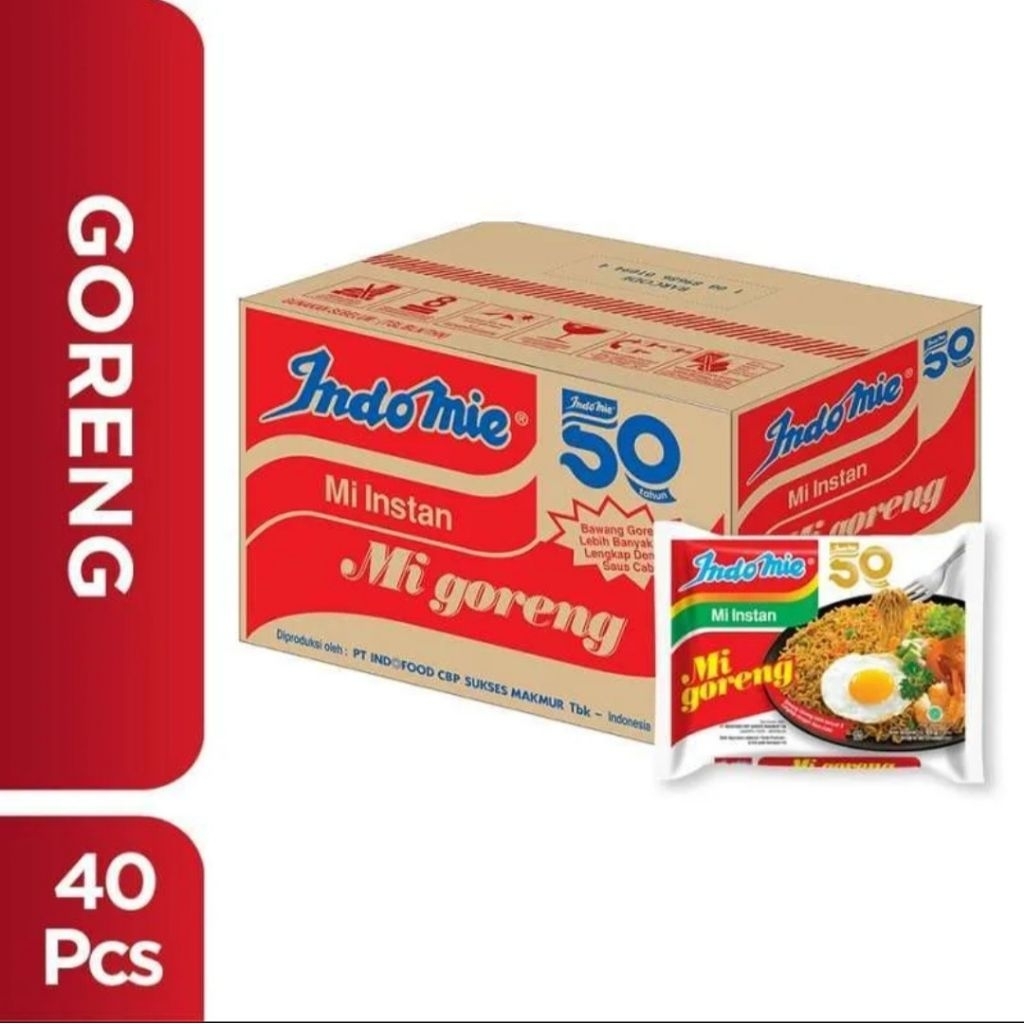 Indomie goreng 1 karton