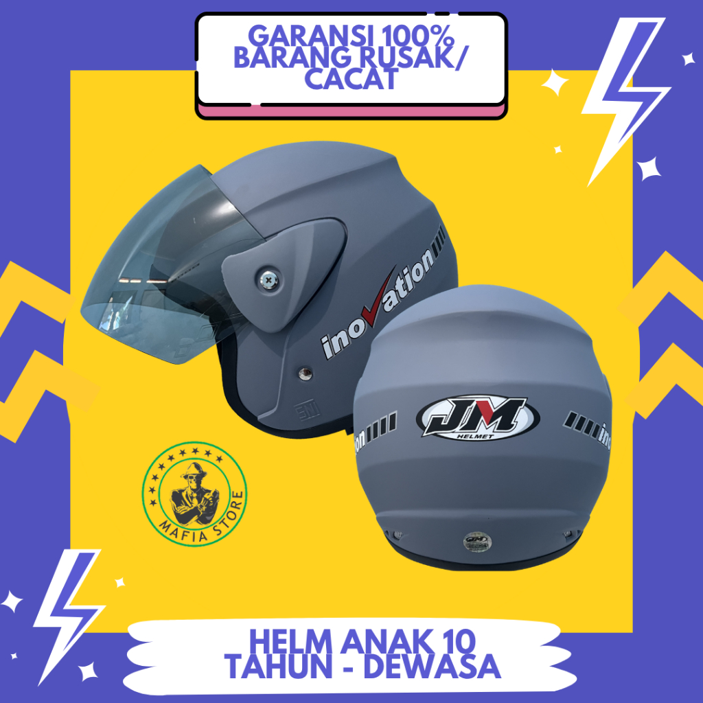 Helm Anak Dewasa Cowok Cewek Laki laki Perempuan Helm Anak Remaja Usia 10 11 12 13 14 15 Tahun