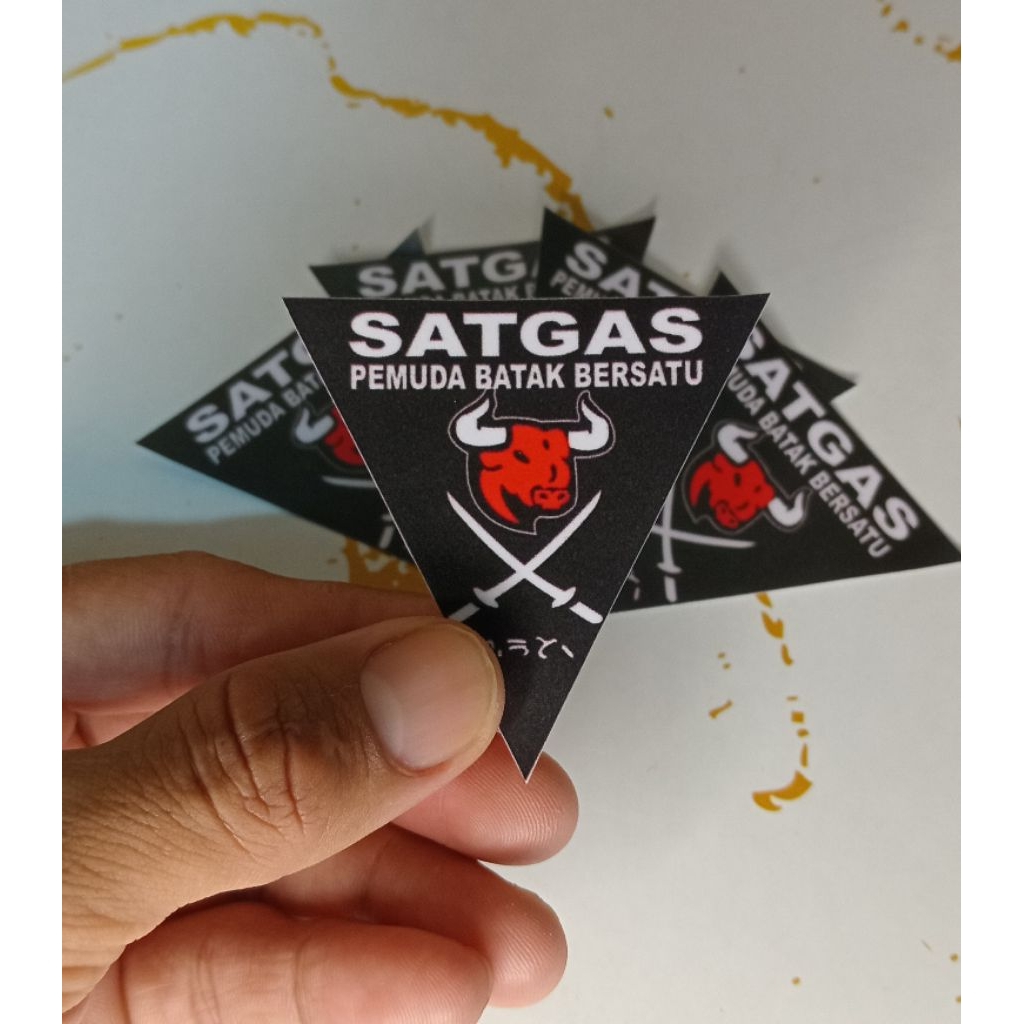 Stiker Satgas Pemuda Batak/Stiker PBB Satgas Batak Bersatu