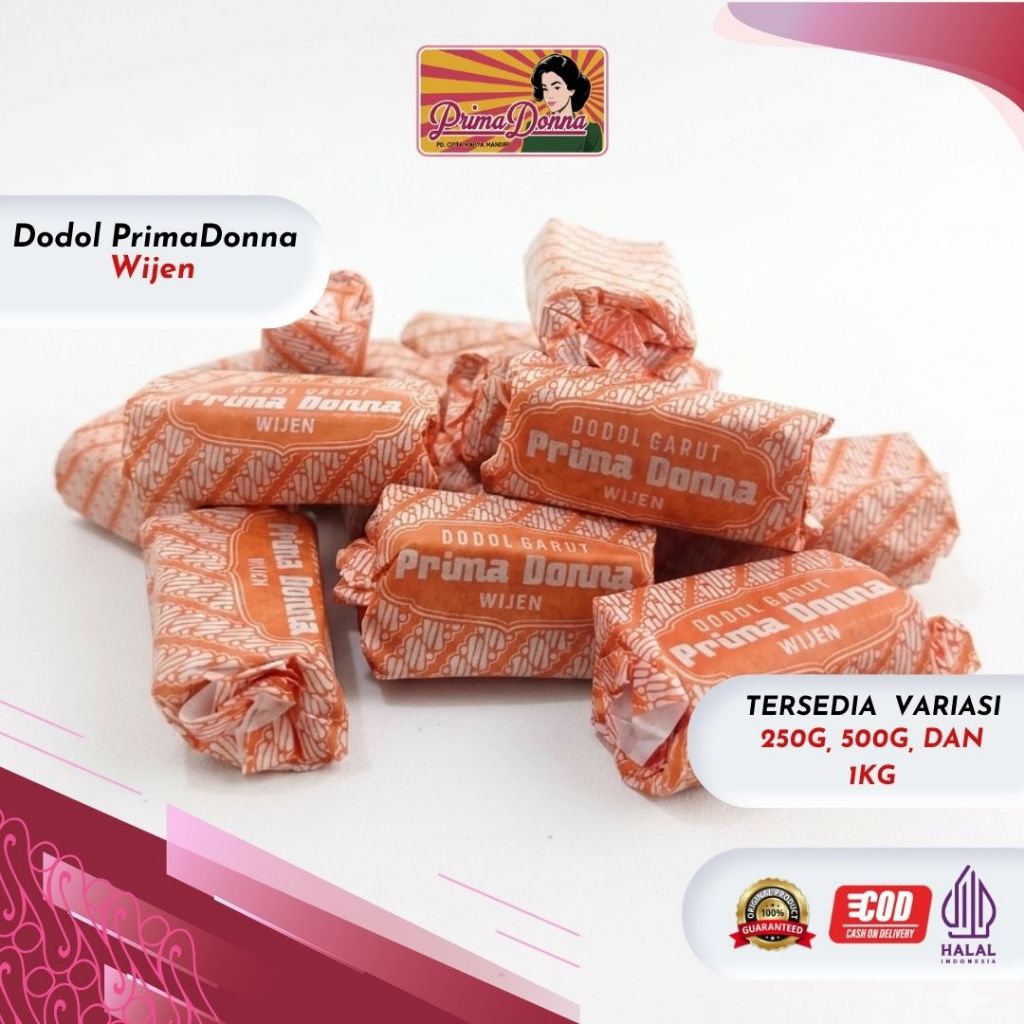 Dodol Wijen Dodol Garut Dodol Kertas Batik Asli Garut Manis Legit Makanan Khas 250g 500g 1000g 1kg
