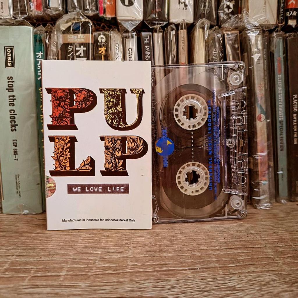 kaset pita tape original Pulp - we love life