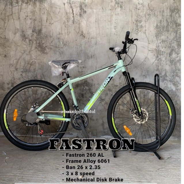 Sepeda Anak cowok Gunung MTB ring 26 Fastron F260 AL rangka alumunium | Sepeda Gunung Ring 26 Fastro