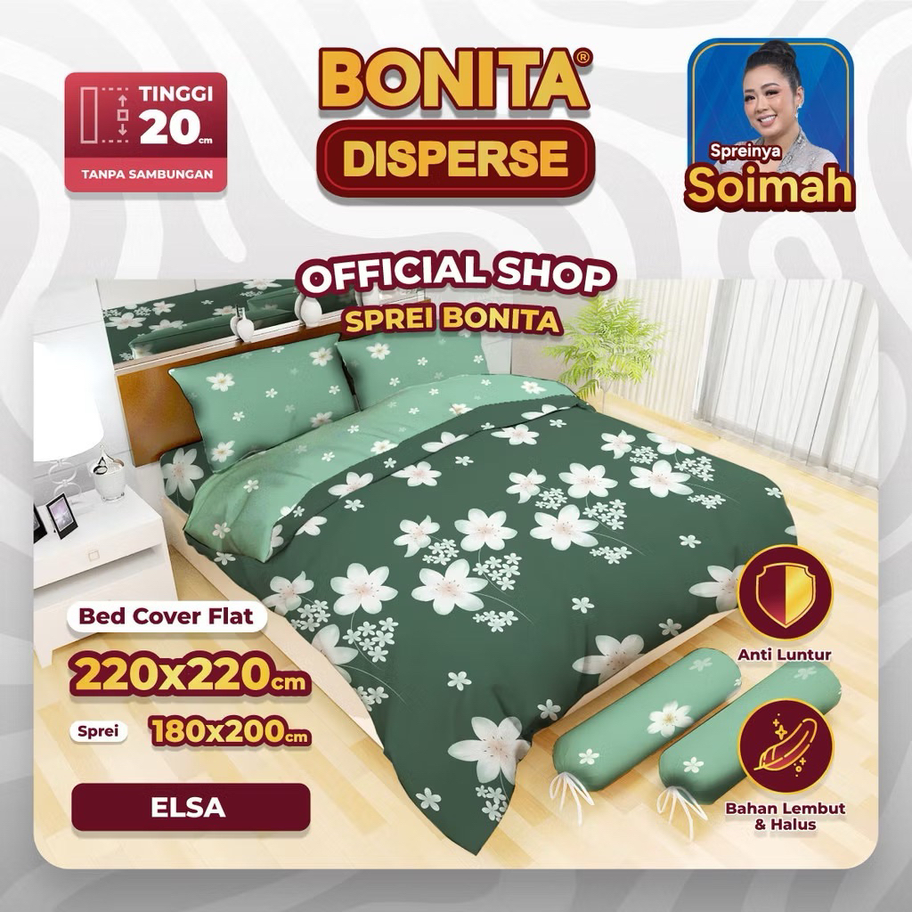Bed Cover Bonita Flat Motif
