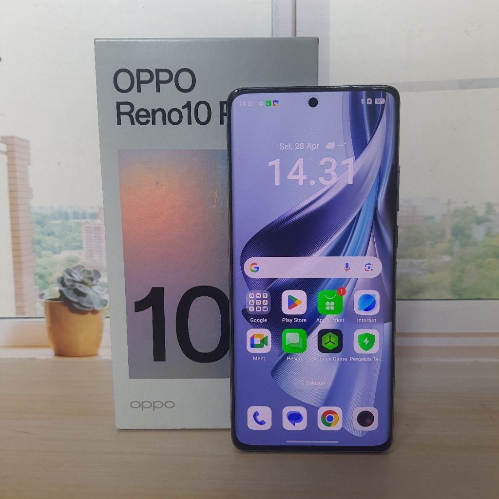 Oppo Reno 10 pro+ 5G 8/256 second original [ Like New ]