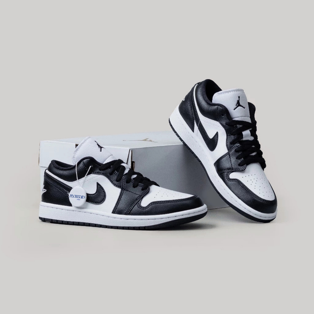 AJ 1 Low Black White Panda