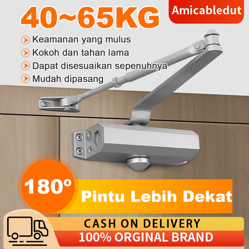 Alat Penutup Pintu Otomatis  Door Closer - Penutup Pintu Otomatis 180 Derajat otomatis door closer