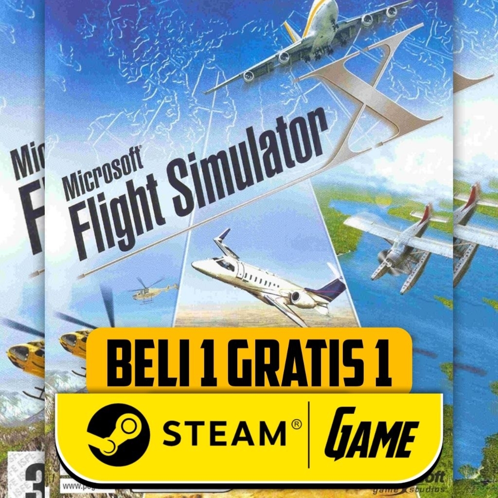 Microsoft Flight Simulator X GAME ORIGINAL STEAM PC LAPTOP