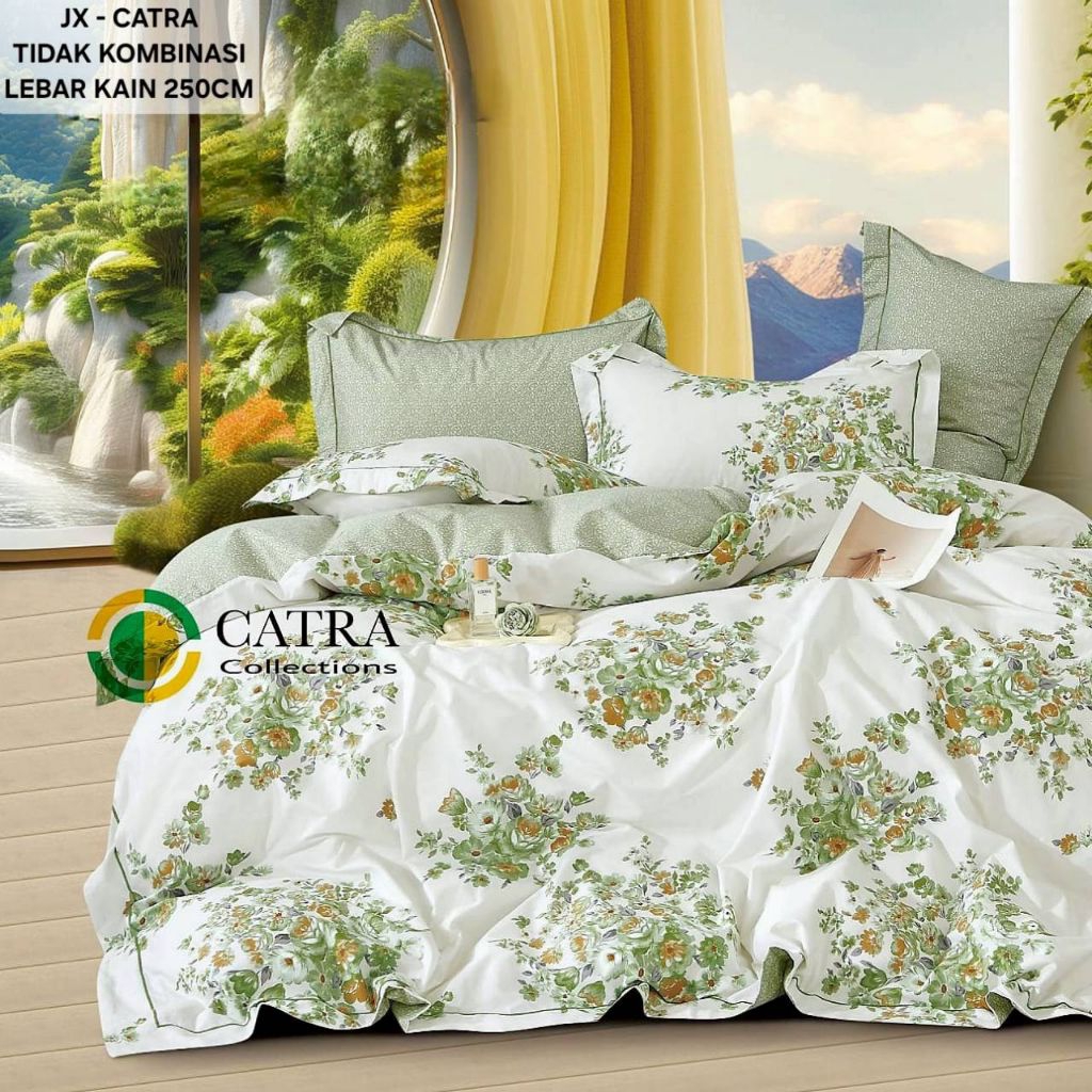 TOKO JAYATEX KAIN SPREI BAHAN KATUN LOKAL CATRA CVC METERAN