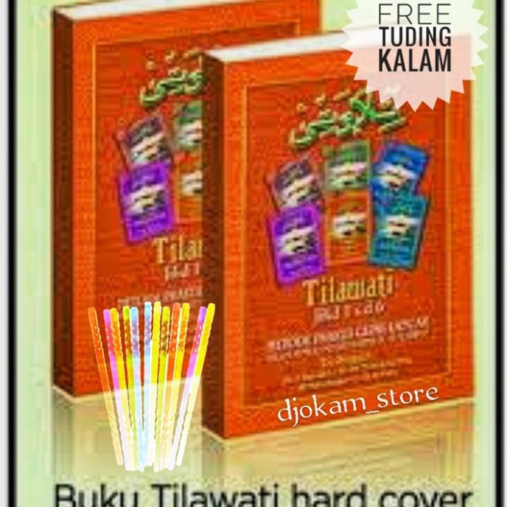 TILAWATI JILID 1 SAMPAI 6 HARDCOVER ( free tuding )