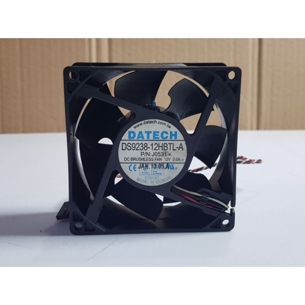 Fan kipas DATECH DC 12V-2,0A 9x9cm 3pin