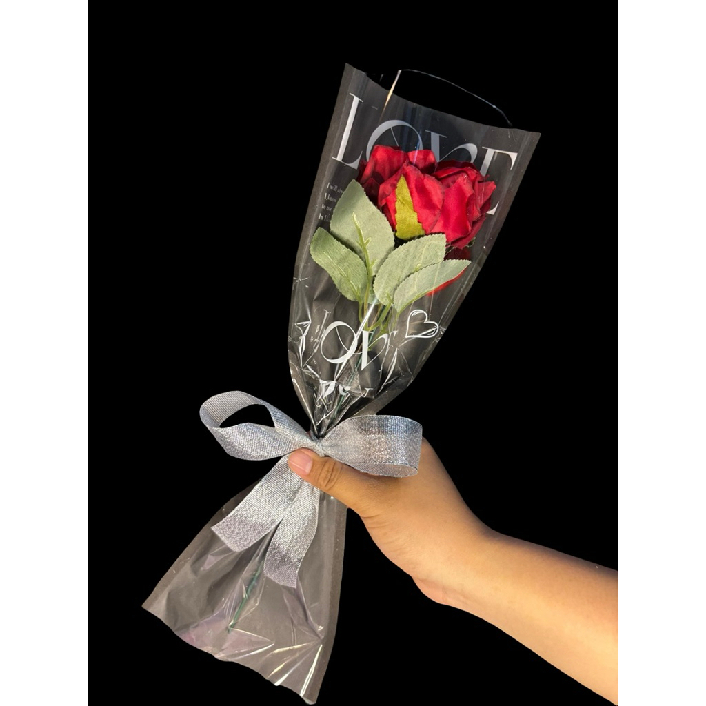 BUKET BUNGA SINGLE ROSE PART 1