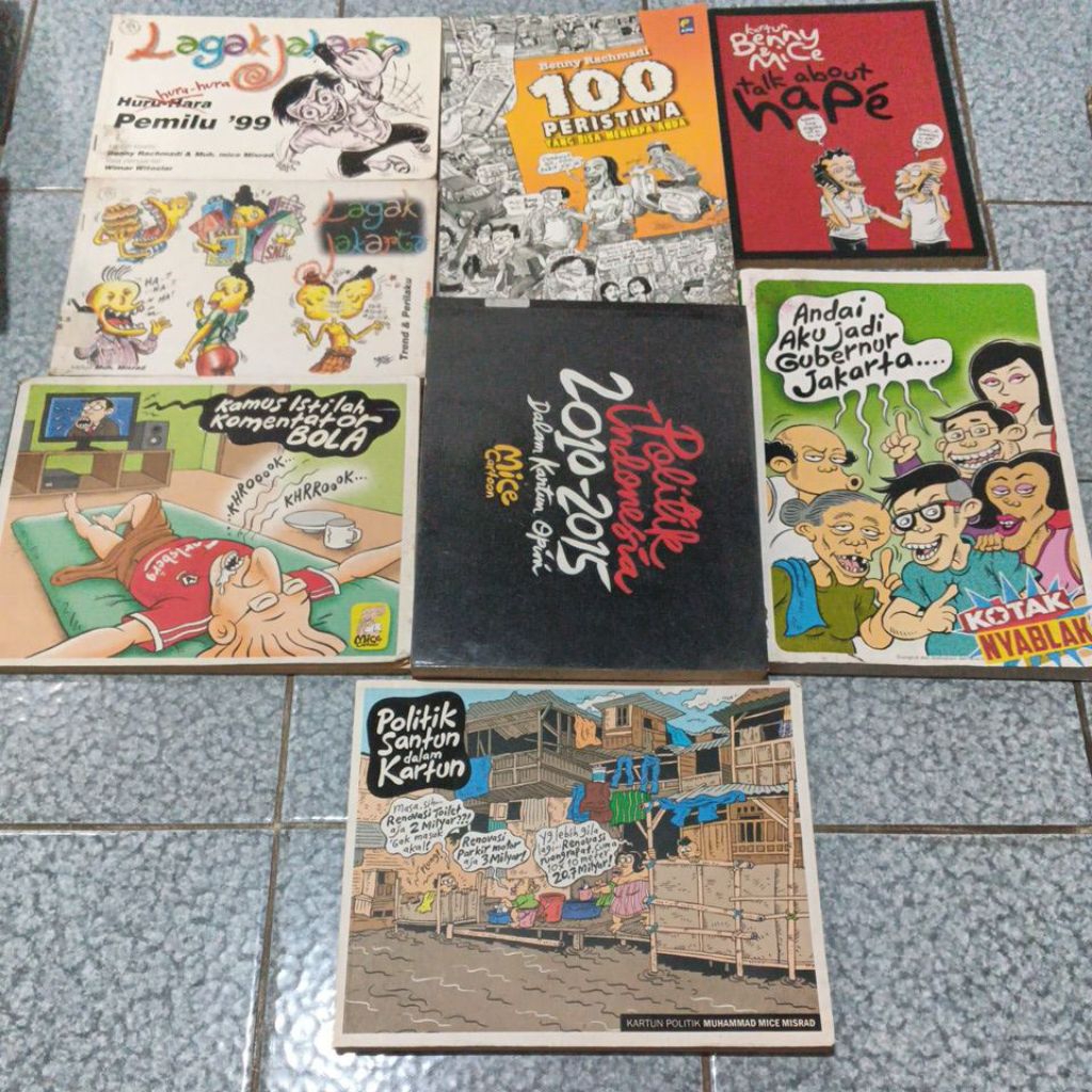 Buku Politik Indonesia 2010-2015 Dalam Kartun Opini - Mice Catoon