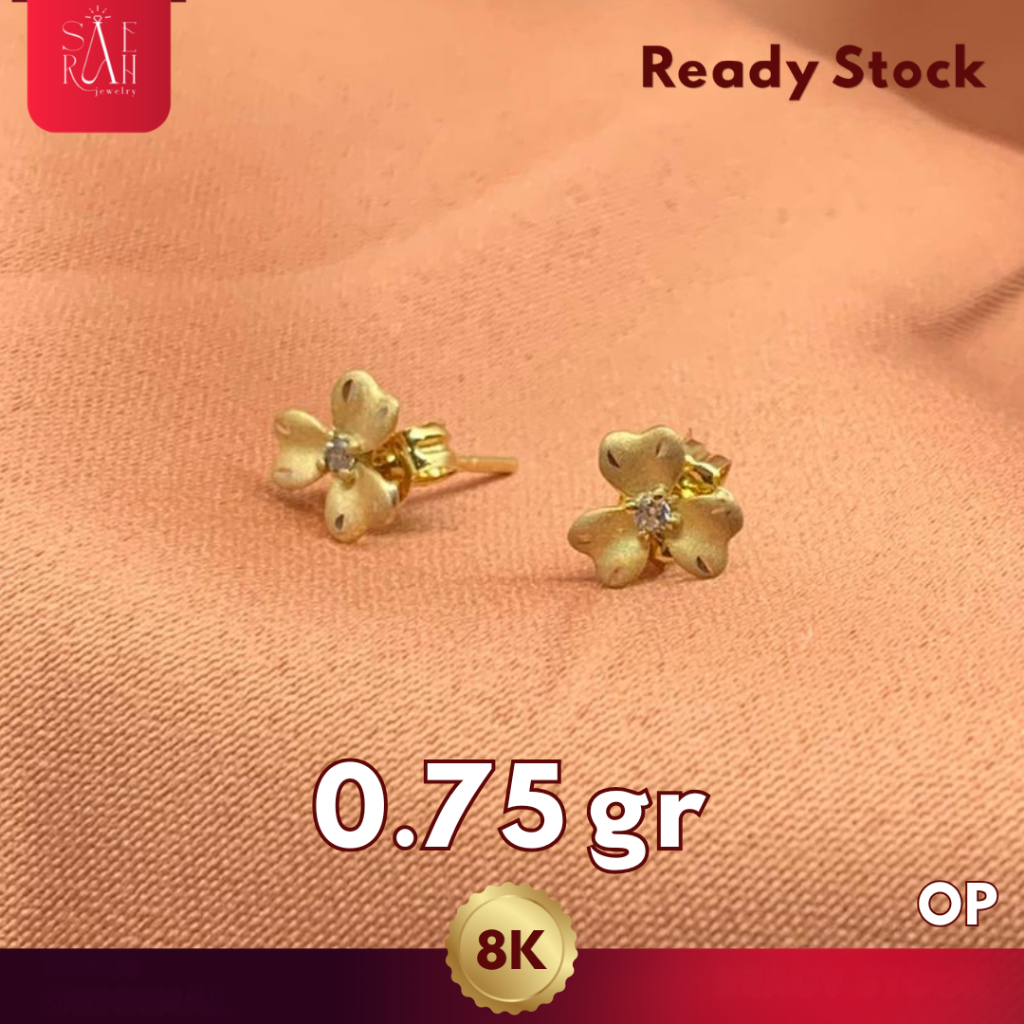 Tindik Emas 8K - Toko Emas Saerah - 0.75 Gram 64