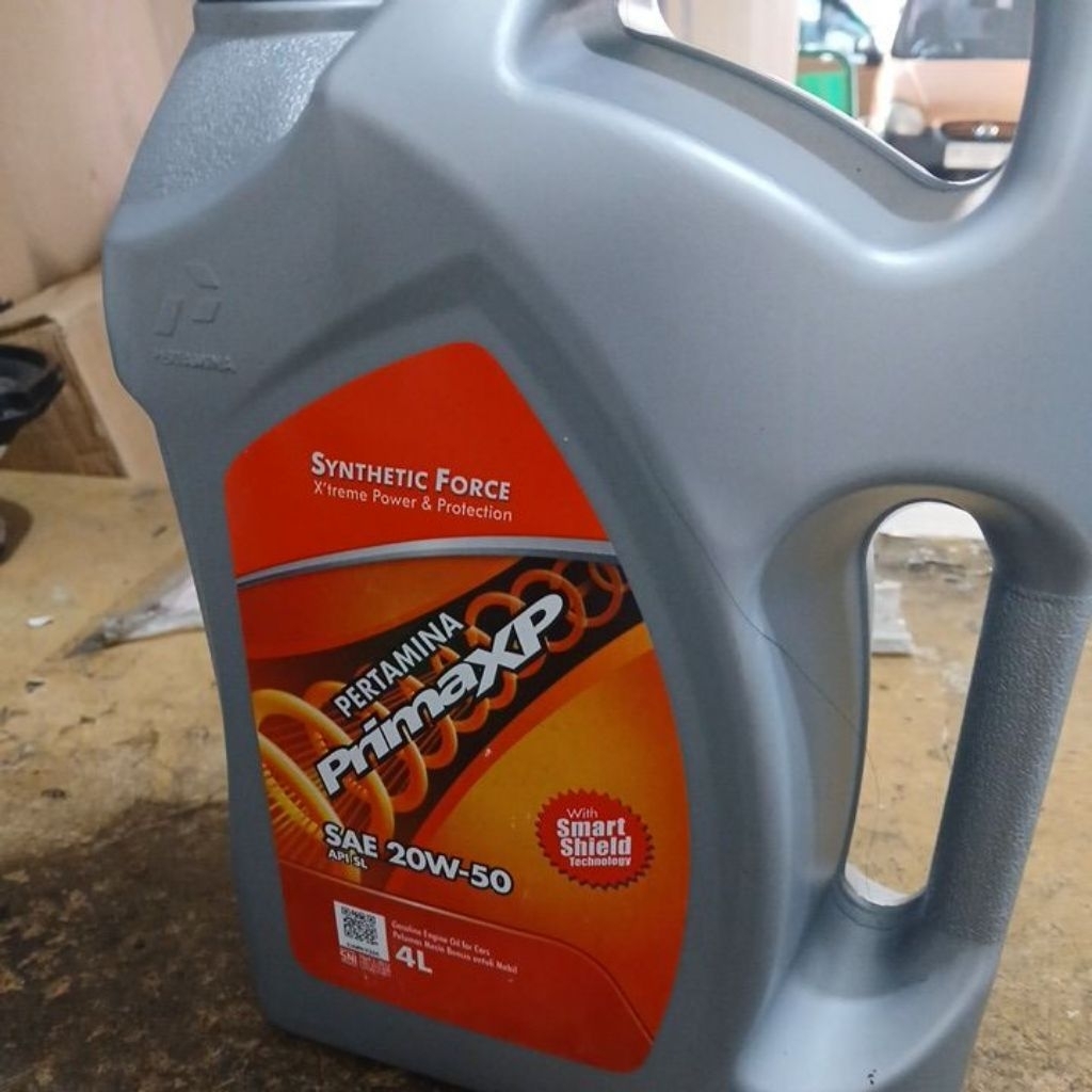 oli mobil prima xp 20w-50 bensin galon 4 liter