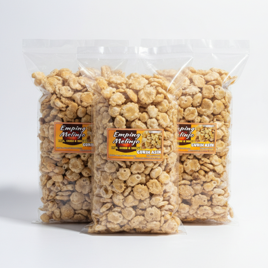 EMPING MELINJO GURIH ASIN 1/4KG EXPORT QUALITY