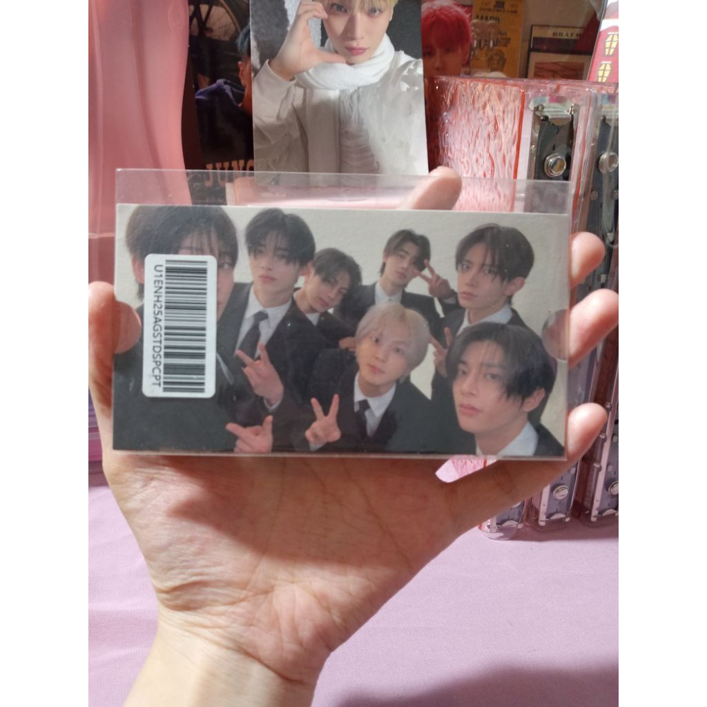 PHOTO TICKET ENHYPEN POB DESIRE UNLEASH REGULER