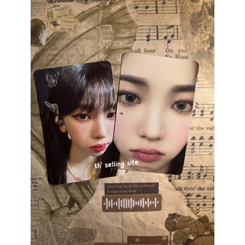 AESPA Karina Photocard Official Girls Album Karina Zoom Trading Card Drama