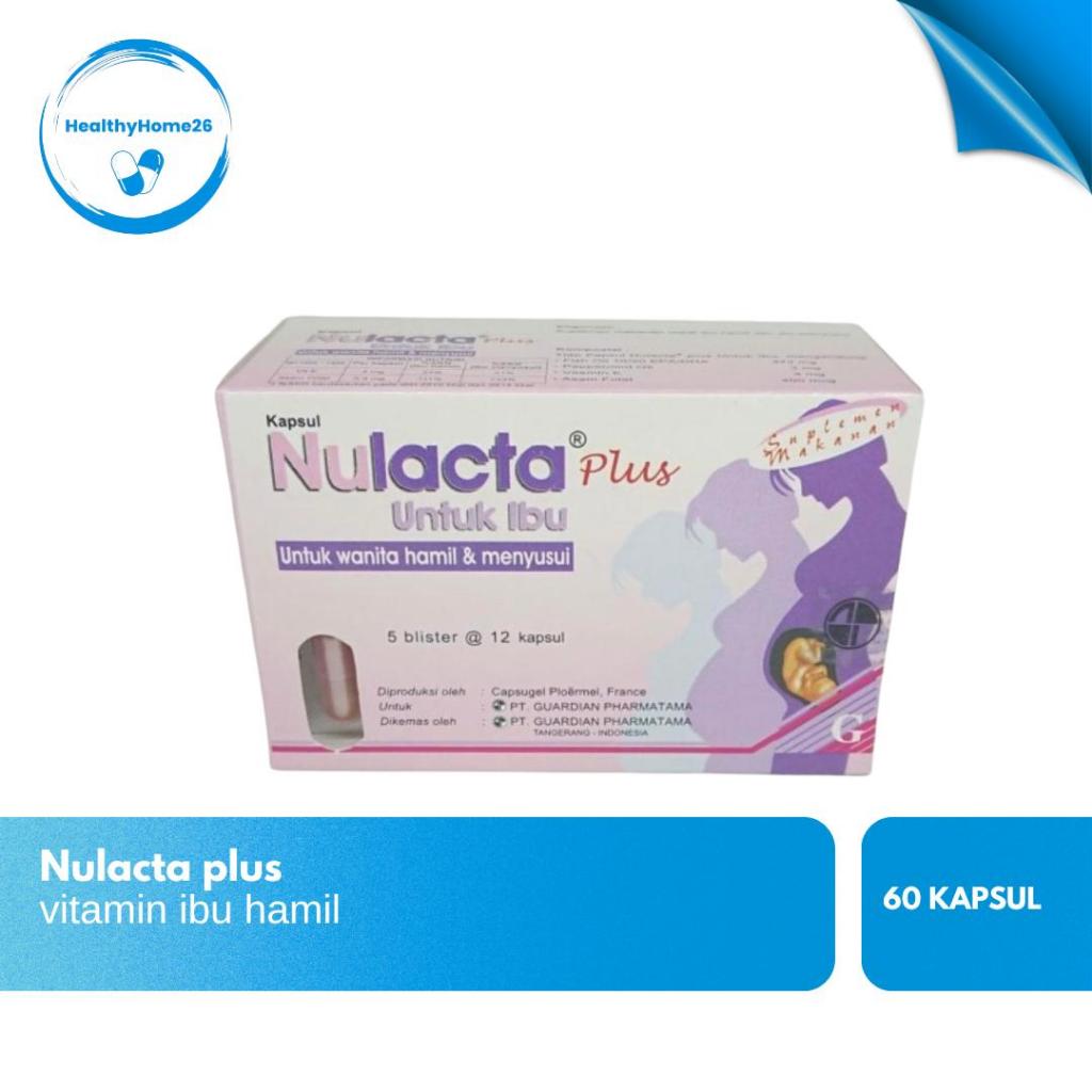 NULACTA PLUS BOX 60 KAPSUL - Suplemen makanan untuk ibu hamil dan menyusui