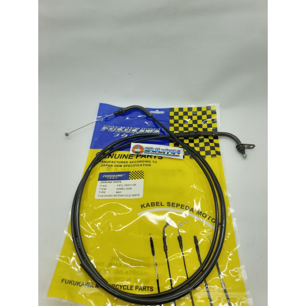 KABEL GAS FUKUKAWA MIO - MIO SPORTY - MIO SMILE - FINO KARBU -  NUOVO - MIO SOUL KARBU