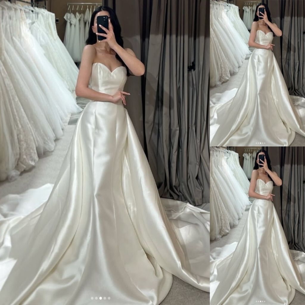 wedding dress, gaun pengantin mewah elegan simple