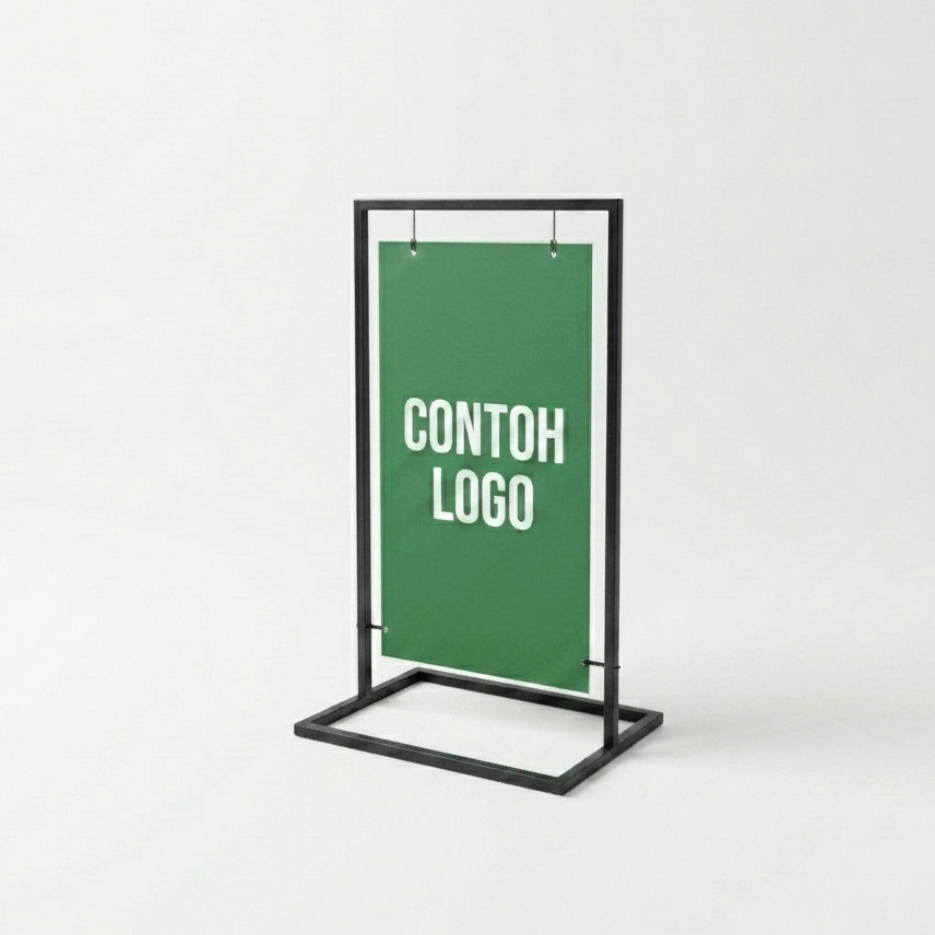 Stand Banner - Untuk penggunaan di luar ruangan Standing Banner Banner display stand  / Rangka Spand