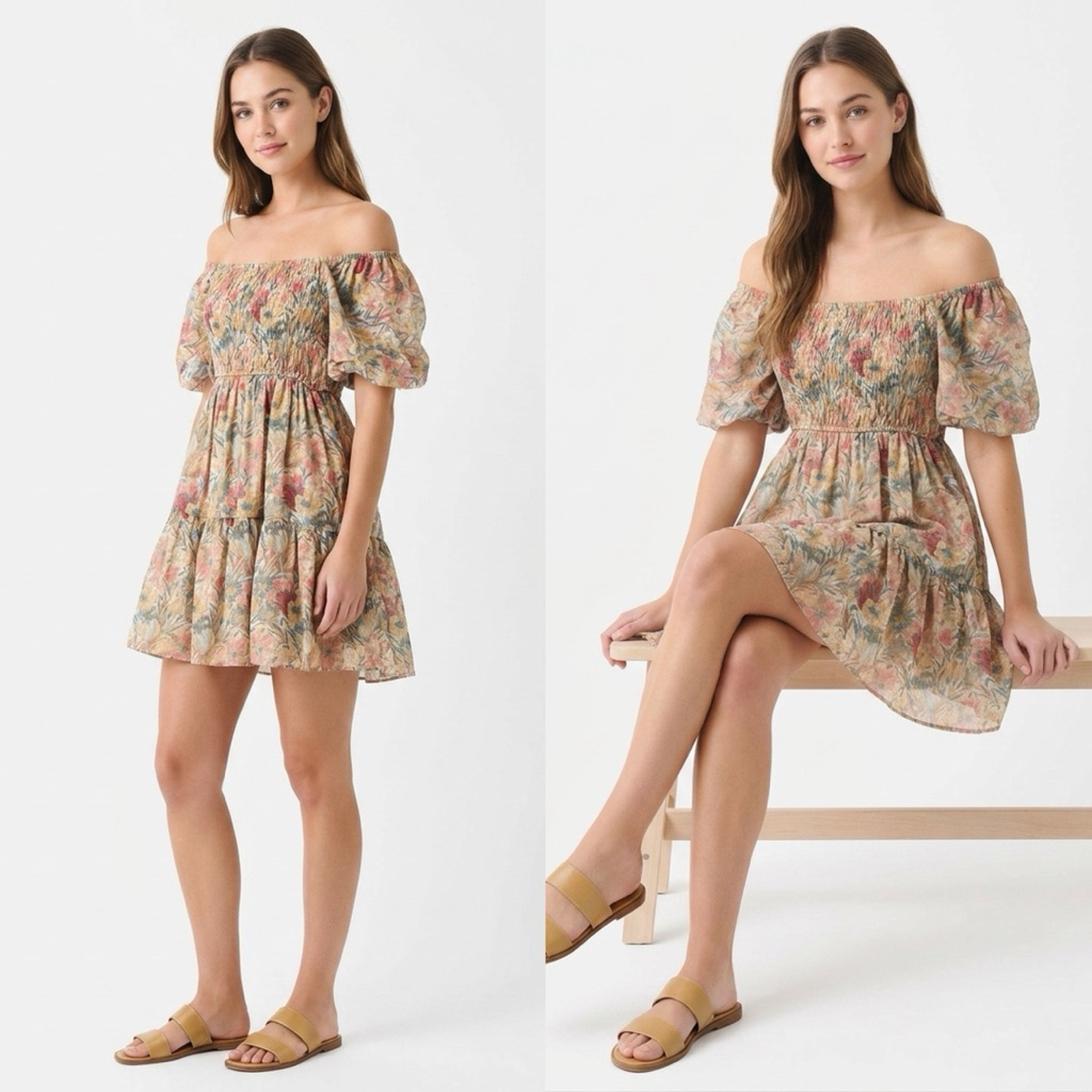Dress Polos Mini / Daster Elzhava / Elzhava Dress Polos