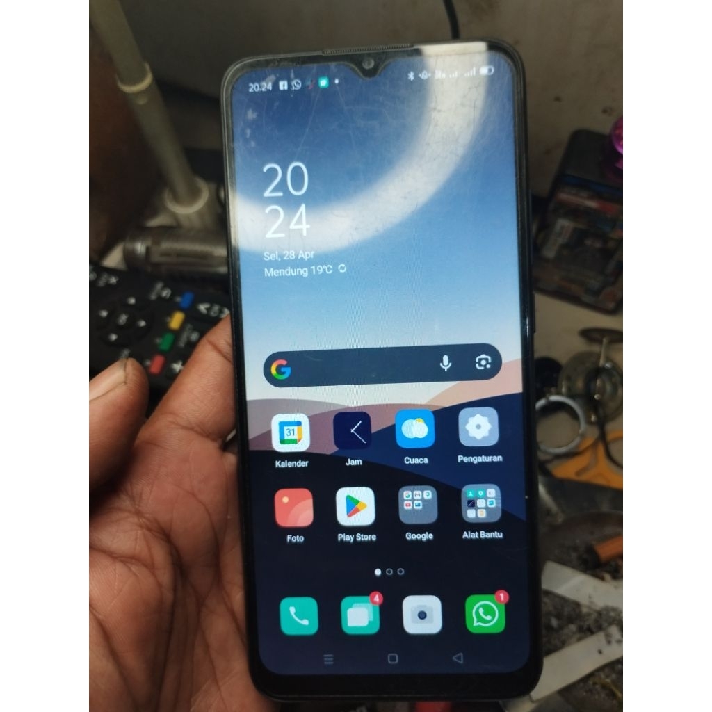 hp oppo a15s 4g+ ram 6gb 128gb 6/128 mulus normal