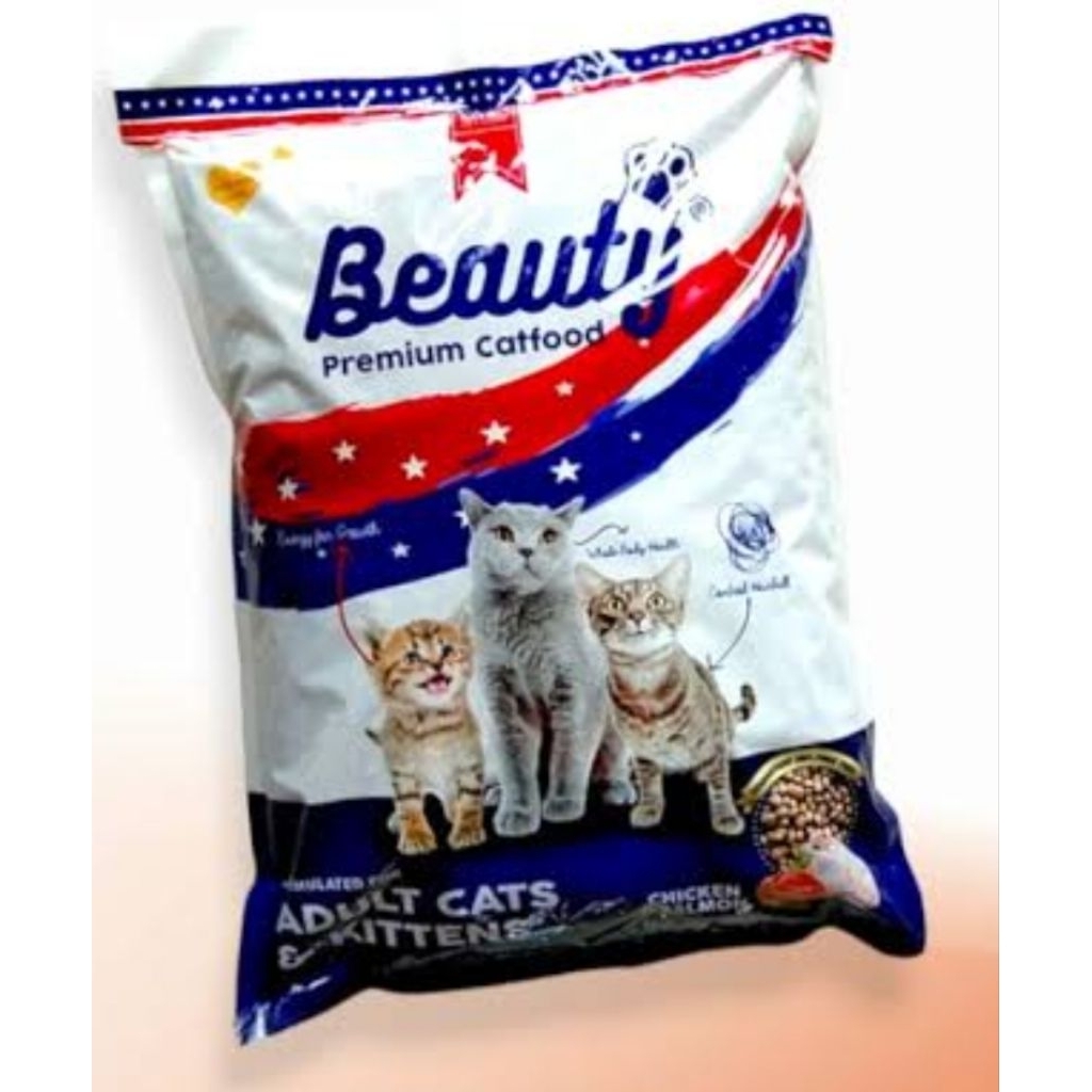 Makanan Kucing Bulat Beauty Pakan Kucing Dry Cat Food Beauty
