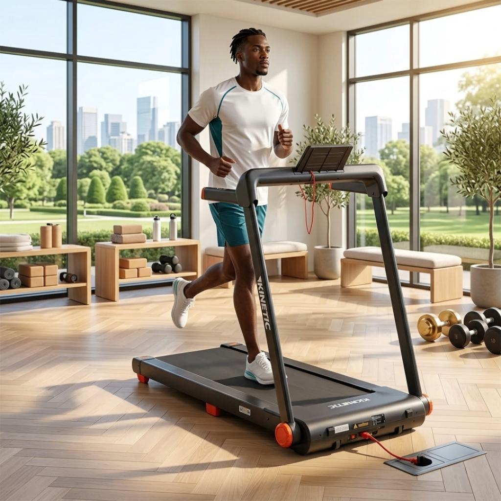 Treadmill Motorized KINETIC - Peralatan Olahraga Peralatan Gym Alat Fitness Indoor 1HP