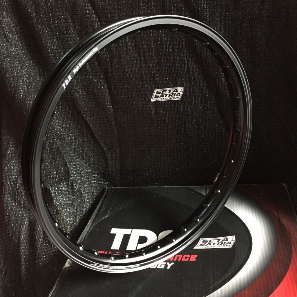 velg TDR hitam er shape 140 ring 17 r 17 velg Aloy TDR original
