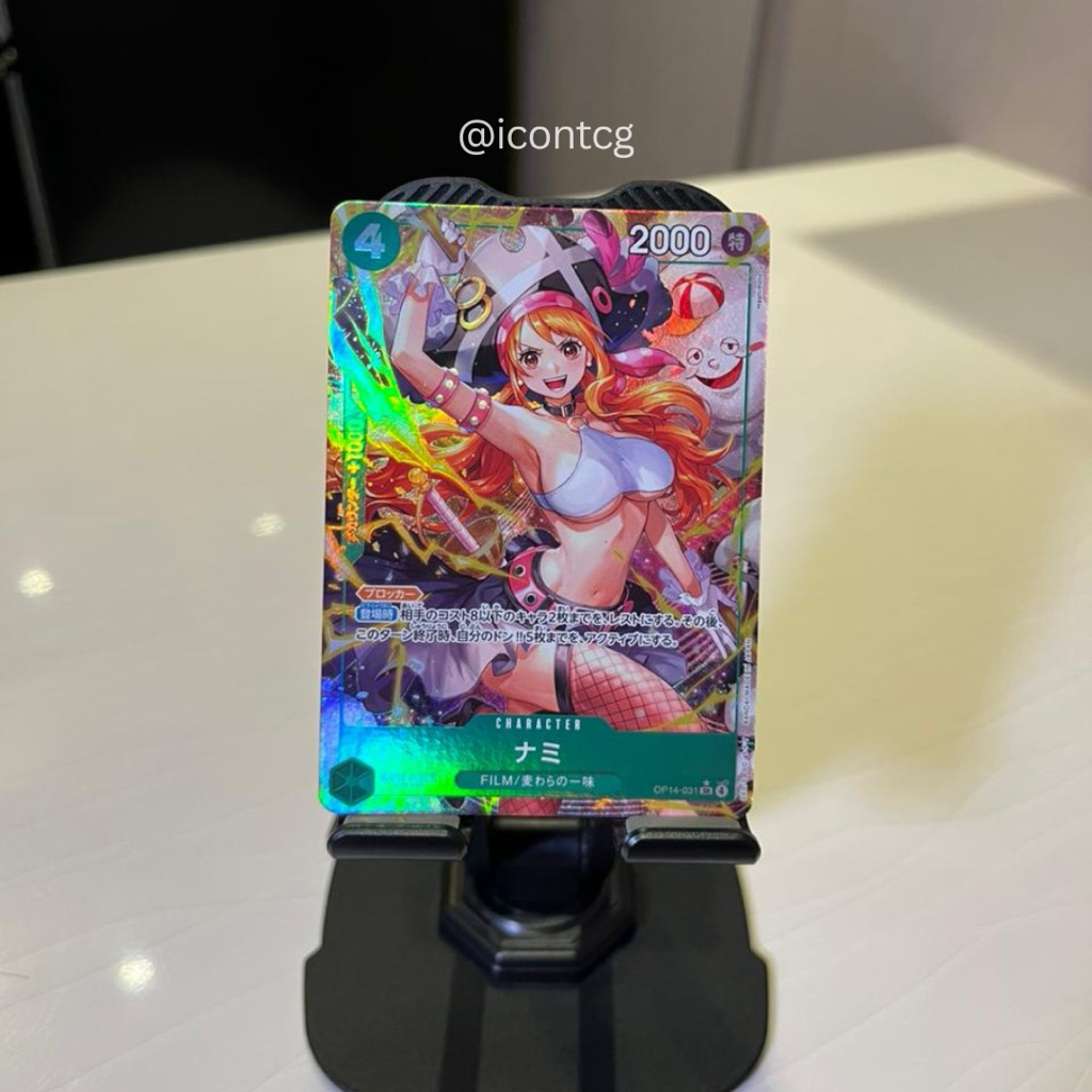 Nami OP14-031 Parallel Secret Rare PSR One Piece Tcg Original