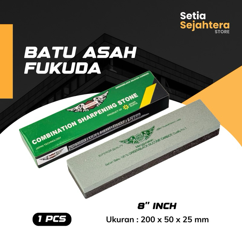 BATU ASAH GOSOK PISAU HIJAU IJO "FUKUDA"