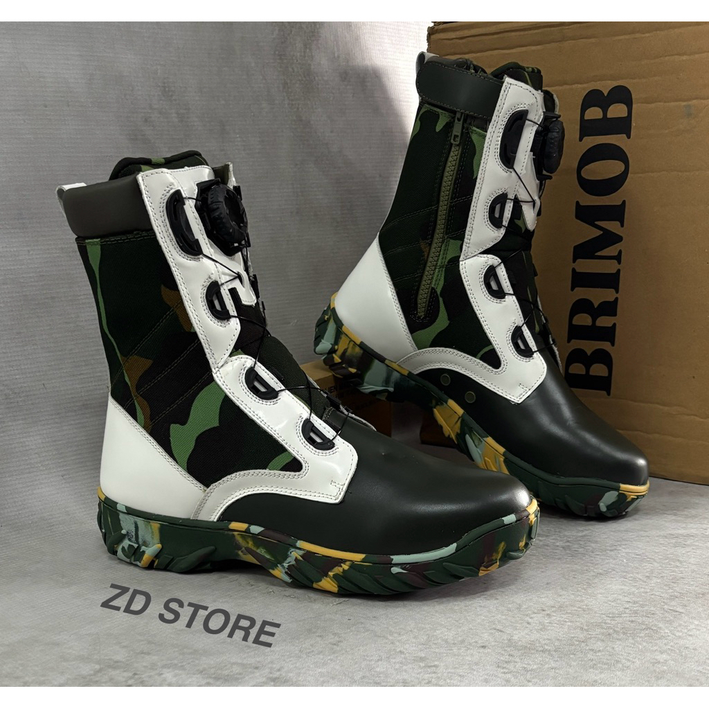 SEPATU PDL JATAH PROVOS LORENG BRIMOB TALI PUTAR 2025/Sepatu PDL TACTICAL PROVOS BRIMOB/Sepatu PDL P