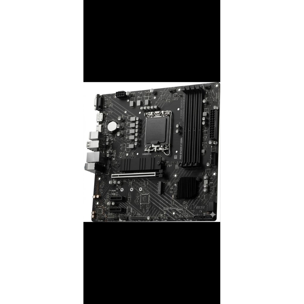 Mobo MSI PRO B760M-P DDR4 + CORE I5 12400