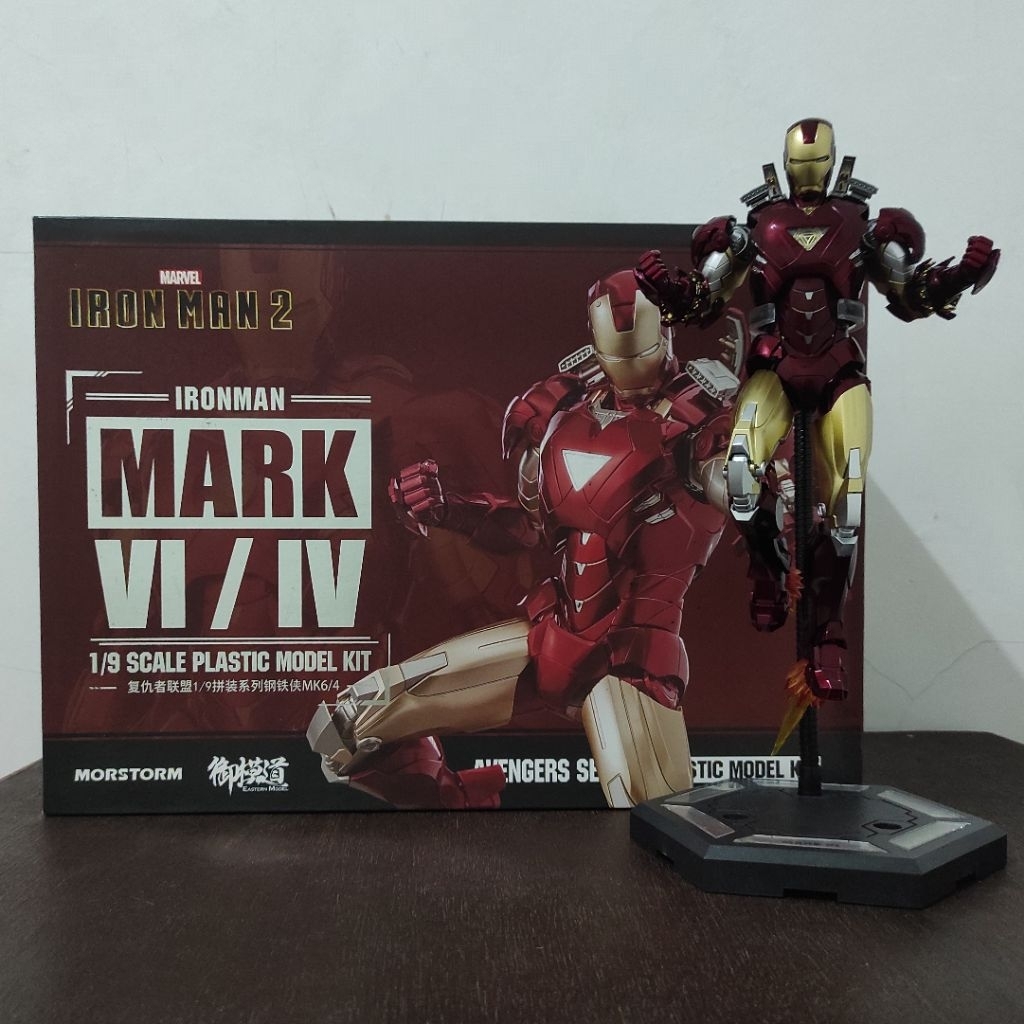 Morstorm eastern model iron man 2 The Avengers mark 6/4 1:9 model kit not shf mafex marvel legends
