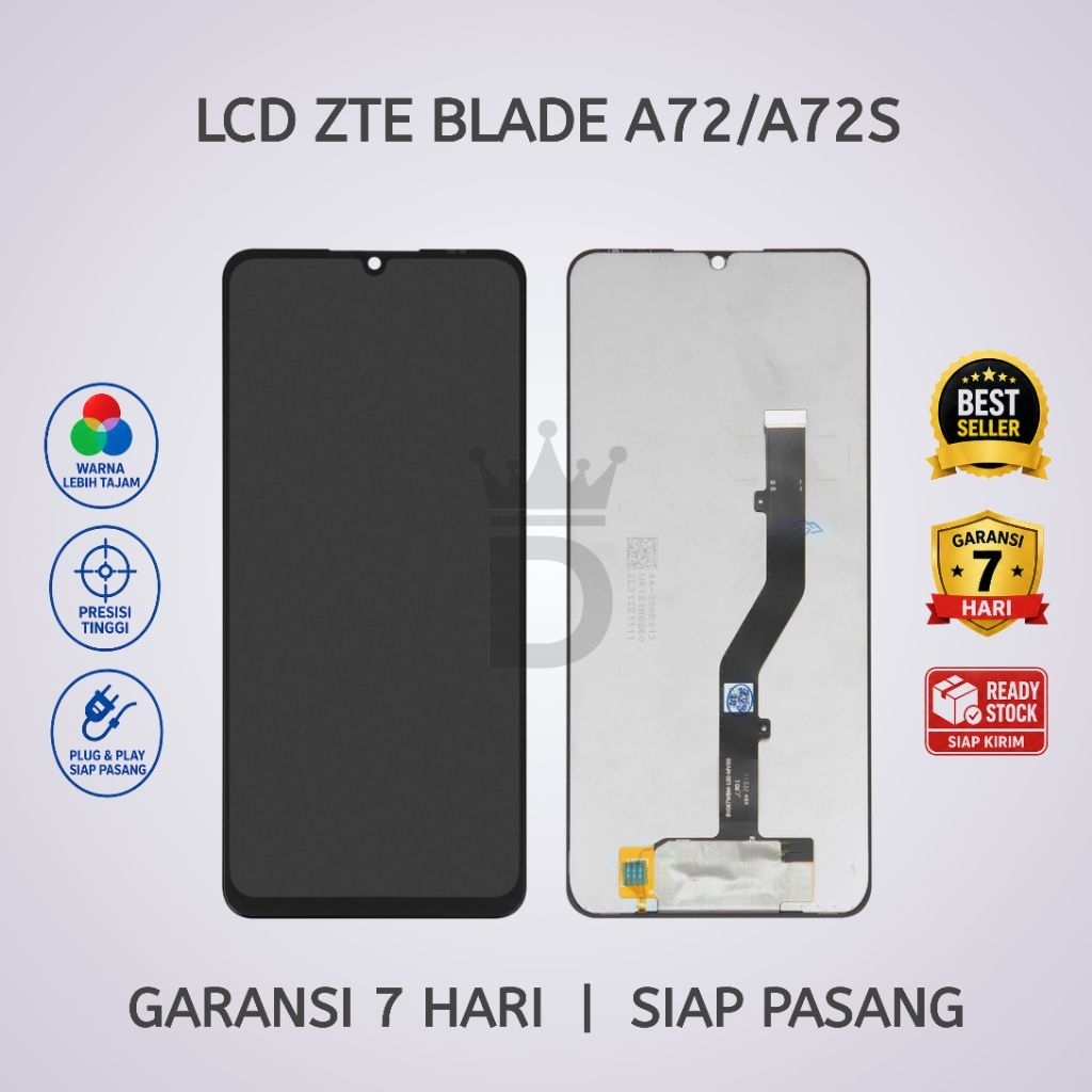 LCD TOUCHSCREEN ZTE BLADE A72/A72S FULLSET