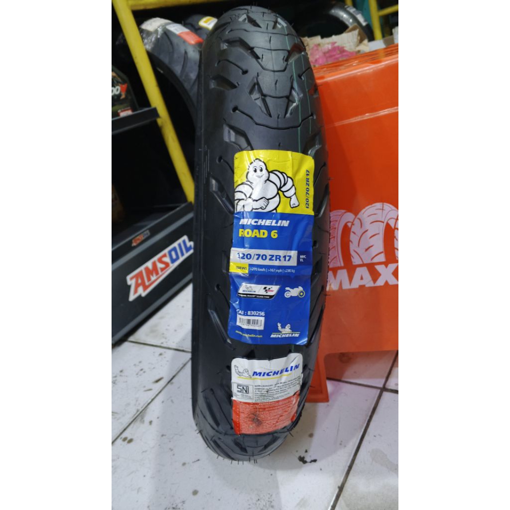 BAN MOTOR MICHELIN ROAD 6 120/70-17