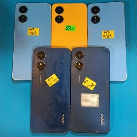 Oppo A17 Minus Lcd Tanpa Pola Mesin Normal Segel Bergaransi