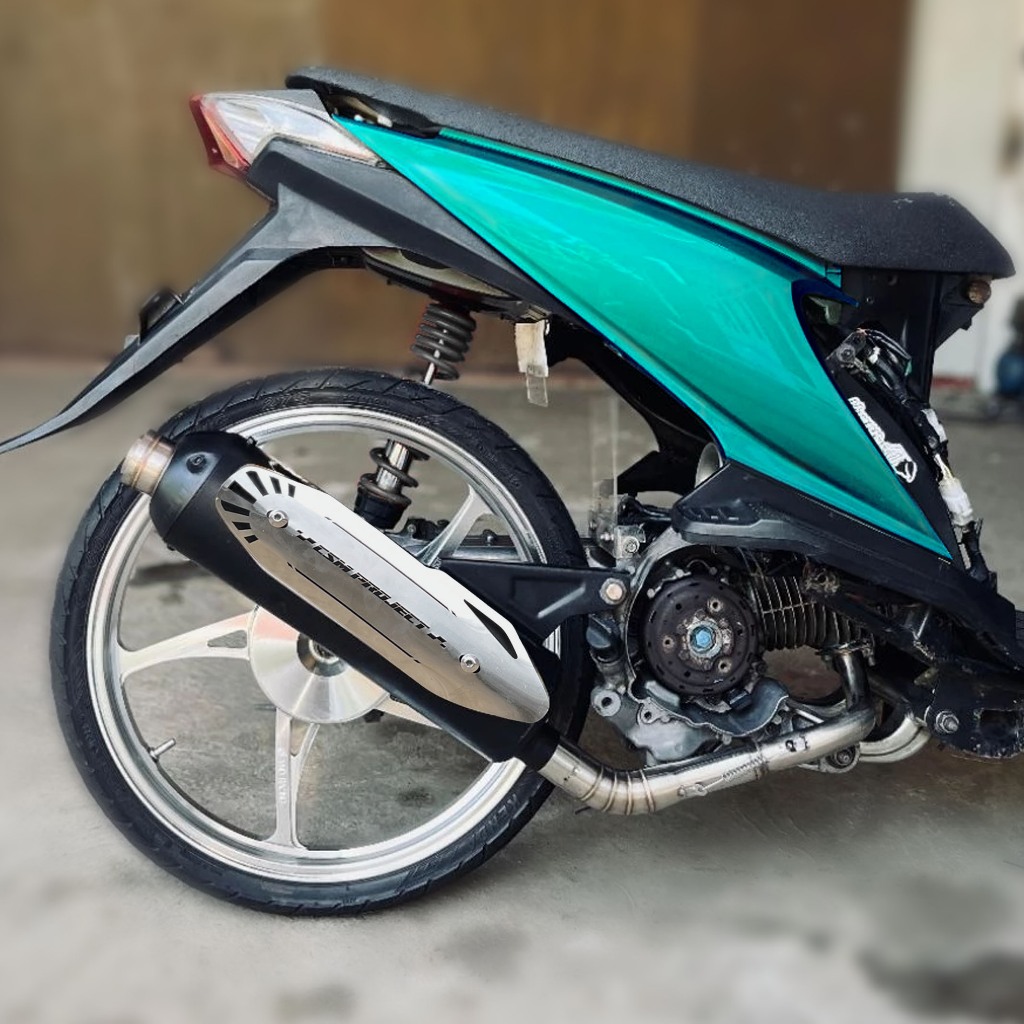 Knalpot Standar Racing BEAT KARBU original CSM PROJECT inlet 38 suara bass adem