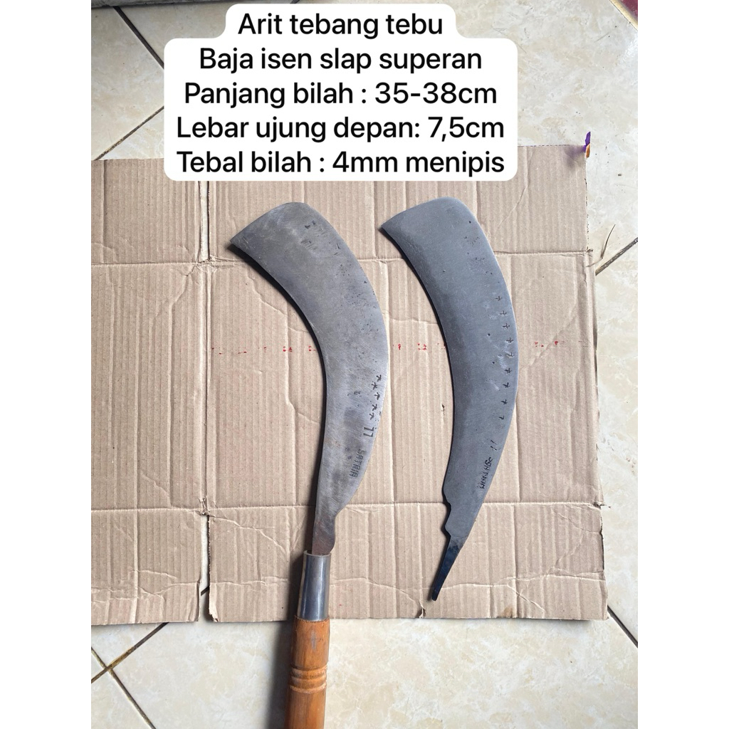 arit tebu baja isen slap super asah siap pakai cocok untuk berkebun