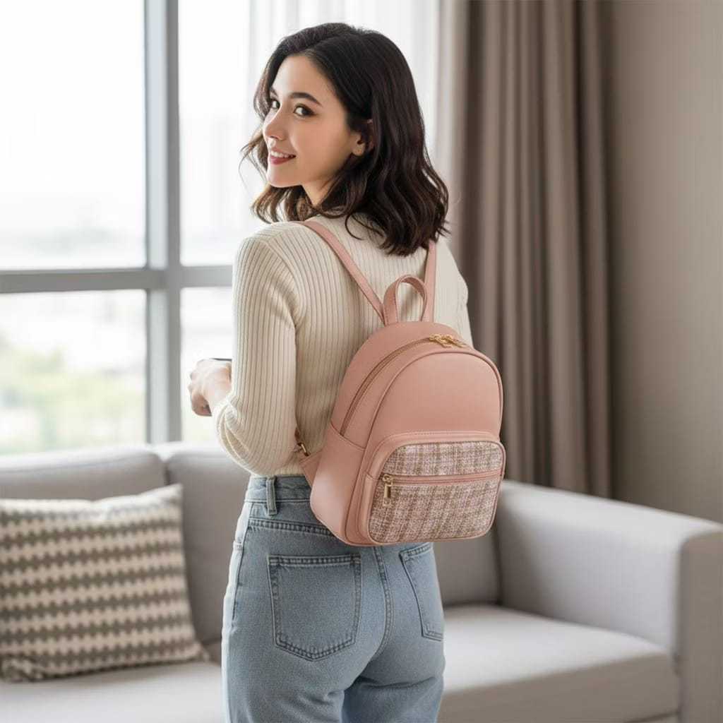 Tas Ransel Wanita KIYOMI Tas Wanita Tas Sekolah Wanita