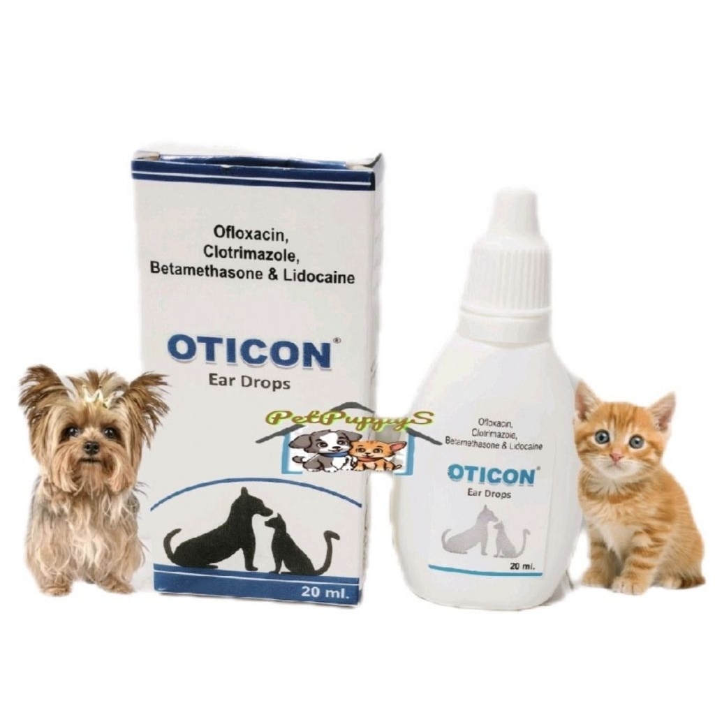 Oticon Ear Drops obat tetes pembersih telinga hewan