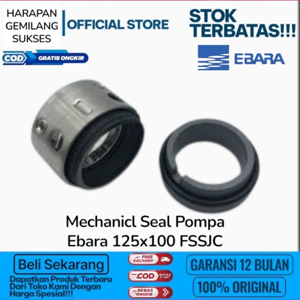 Mechanicl Seal Pompa Ebara 125x100 FSSJC Seal Pompa Ebara FSSJC Original