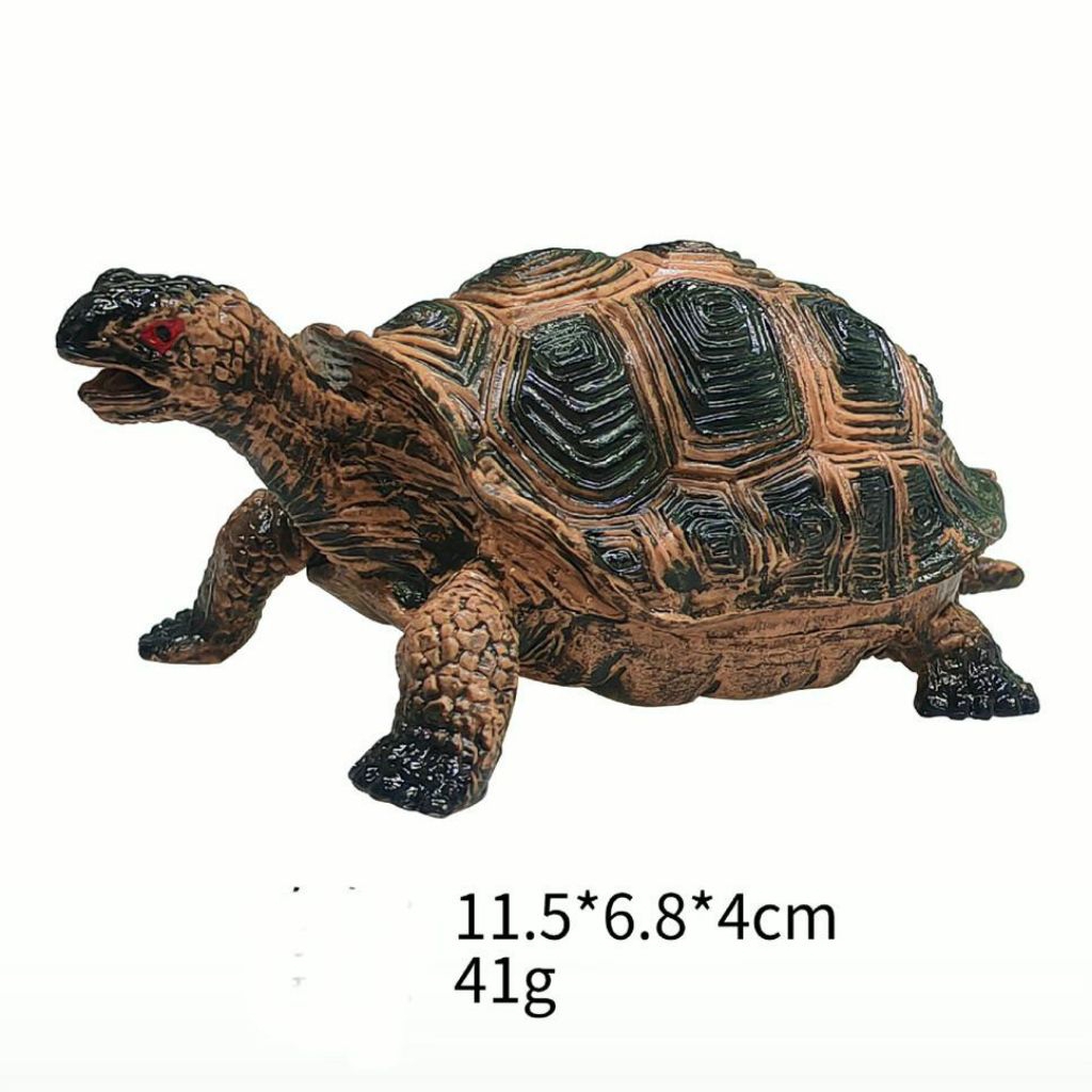 Miniatur Kura-kura - mainan hewan simulasi kura - animal toys figure turtle tortoise edukasi hewan m