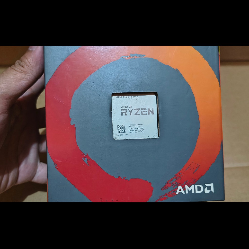Processor AMD Ryzen 5 1600 Bekas Pemakaian Pribadi - Normal