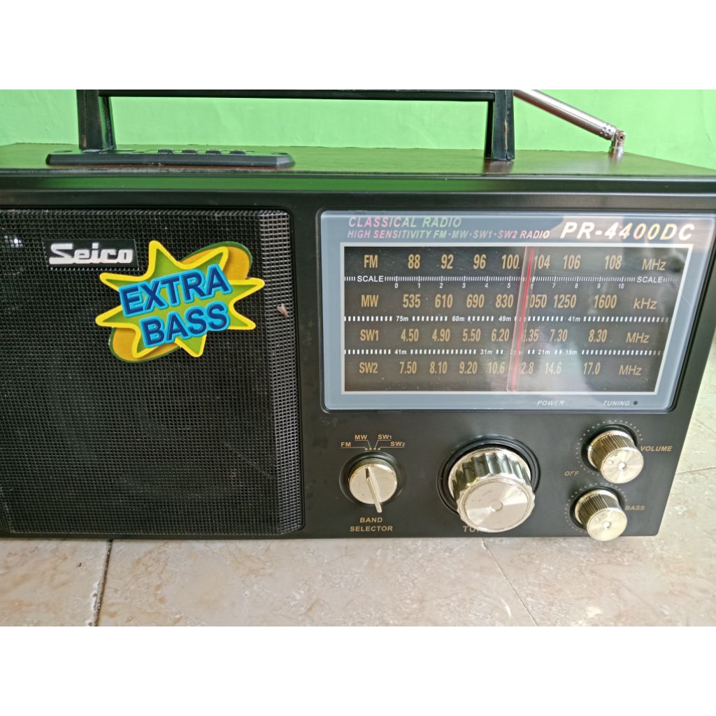 RADIO JADUL SEICO PR-4400DC BEKAS